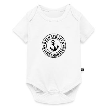 Heimathafen Wilhelmshaven - Baby Premium Kurzarmbody - Weiß - Vorne