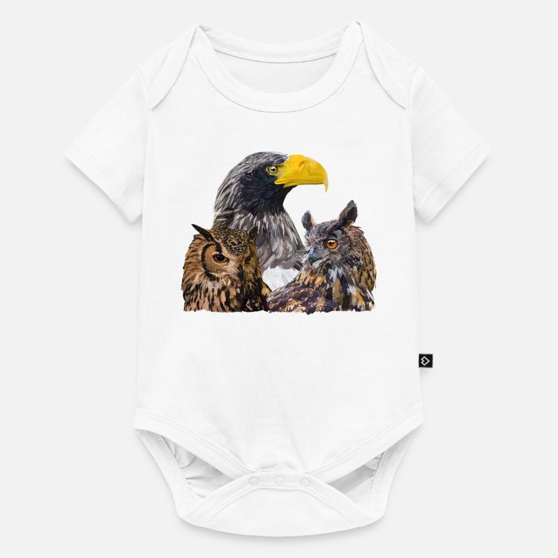 Rapaces - Body à manches courtes Premium Bébé - blanc