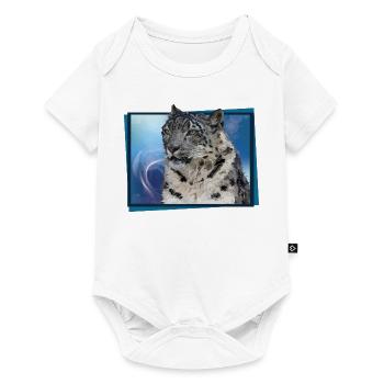Snow leopard - Baby Premium short-sleeve bodysuit - white - Front