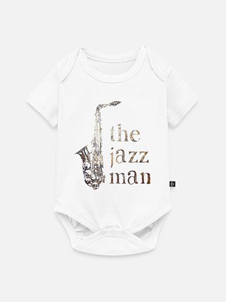 The Jazz Man - Baby Premium Kurzarmbody - Weiß