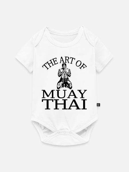 Boxing Fighting Muay Thai - Baby Premium Kurzarmbody - Weiß