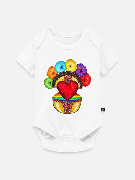 Motanka . Pride-Parade. - Baby Premium Kurzarmbody - Weiß
