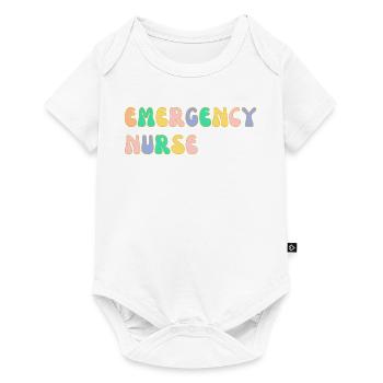 Notfall-Krankenschwester - Baby Premium Kurzarmbody - Weiß - Vorne