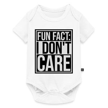 Je me fiche des faits - Body à manches courtes Premium Bébé - blanc - Devant