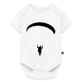 Gleitschirm 1 gif test - Baby Premium Kurzarmbody - Weiß - Vorne