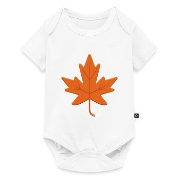 Autumn Leaf Canada Natural Tree Garden Ahronblatt - Baby Premium short-sleeve bodysuit - white - Front