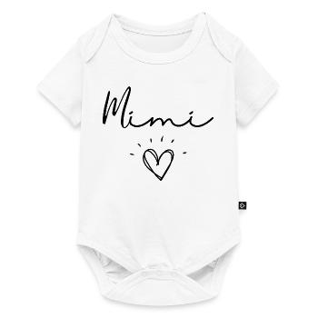 Mimi. mimi gift - Baby Premium short-sleeve bodysuit - white - Front