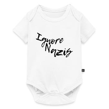 Ignore Nazis - Baby Premium short-sleeve bodysuit - white - Front