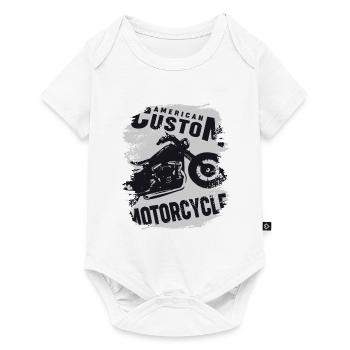 American Custom Motorcycle And Racing - Body à manches courtes Premium Bébé - blanc - Devant