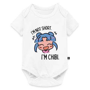 Funny Chibi - Baby Premium short-sleeve bodysuit - white - Front