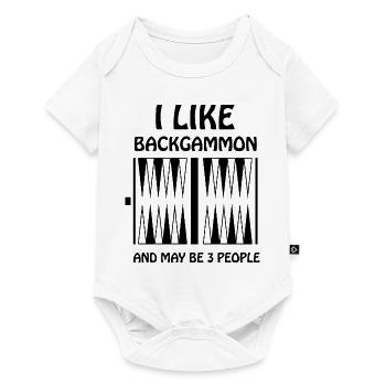 Boardgame Chess Backgammon Game Night - Baby Premium short-sleeve bodysuit - white - Front
