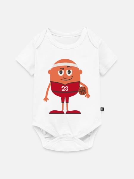 Ballsport - Baby Premium Kurzarmbody - Weiß