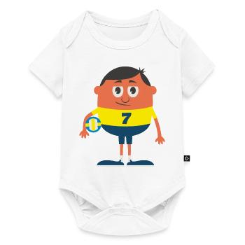 Ballsport - Baby Premium Kurzarmbody - Weiß - Vorne