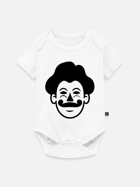 Clown - Baby Premium Kurzarmbody - Weiß