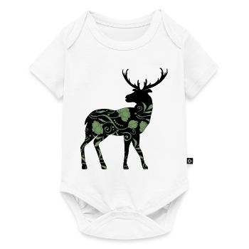 Deer - Baby Premium short-sleeve bodysuit - white - Front