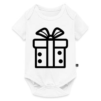 Gift icon box - Baby Premium short-sleeve bodysuit - white - Front