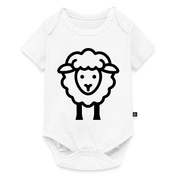 sheep - Baby Premium short-sleeve bodysuit - white - Front