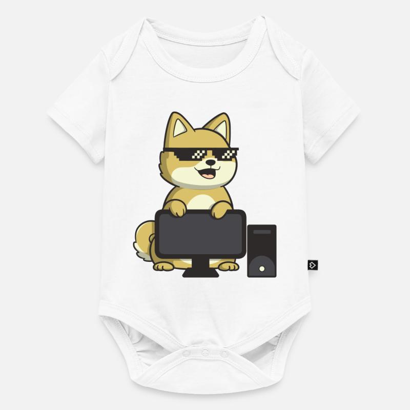Magic Degen - Computer - Baby Premium Kurzarmbody - Weiß