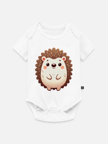 Igel - Baby Premium Kurzarmbody - Weiß