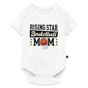 Rising Star Basketball Mom - Baby Premium short-sleeve bodysuit - white - Front