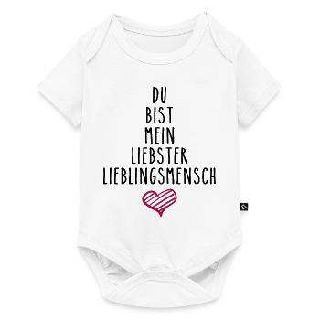 Tu es ma personne préférée - je t’aime - Body à manches courtes Premium Bébé - blanc - Devant