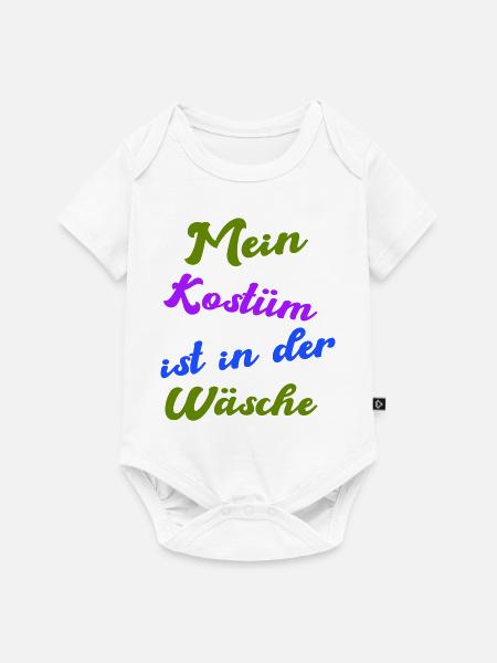 kostüm wäsche - Baby Premium Kurzarmbody - Weiß