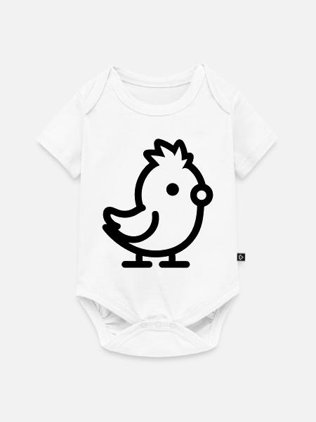 Küken - Baby Premium Kurzarmbody - Weiß