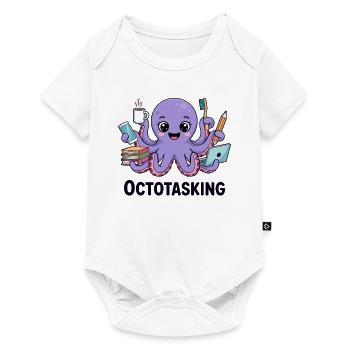 Octotasking Creature in Multitask Mode - Baby Premium short-sleeve bodysuit - white - Front