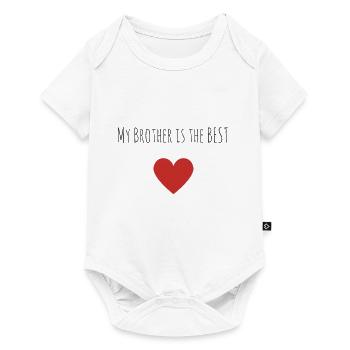 My brother is the best - Baby Premium short-sleeve bodysuit - white - Front