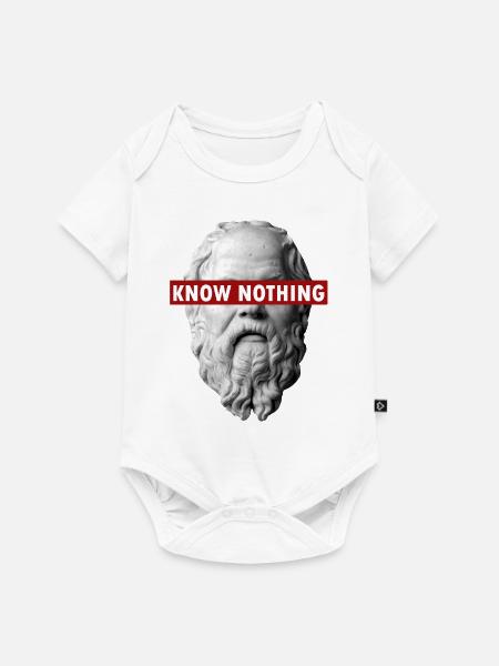 KENNEN NICHTS SOCKEN - Baby Premium Kurzarmbody - Weiß