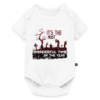 The most wonderful timeof the year - Baby Premium Kurzarmbody - Weiß - Vorne