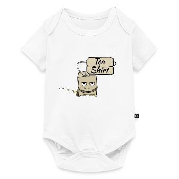 Tea-Shirt - Baby Premium Kurzarmbody - Weiß - Vorne