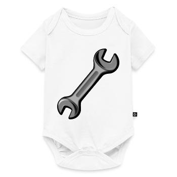 Werkzeugschlüssel / Tool - Baby Premium Kurzarmbody - Weiß - Vorne