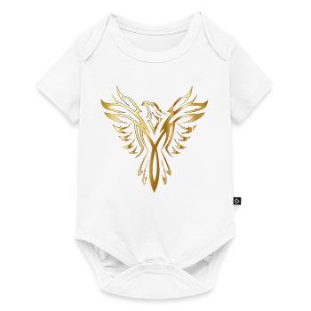 Phoenix - Baby Premium Kurzarmbody - Weiß - Vorne