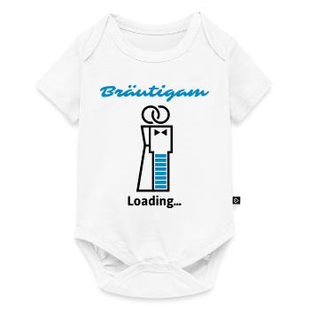 Groom Loading ... - Baby Premium short-sleeve bodysuit - white - Front