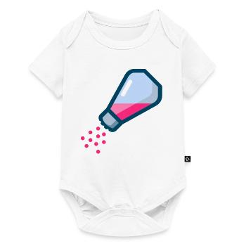 pepper salt pfeffer salz shaker streuer2 - Baby Premium Kurzarmbody - Weiß - Vorne