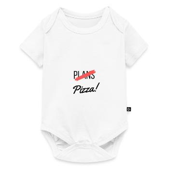 Pizza and Plans - Baby Premium short-sleeve bodysuit - white - Front