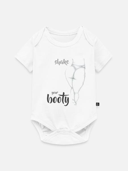 Shake your Booty - Baby Premium Kurzarmbody - Weiß