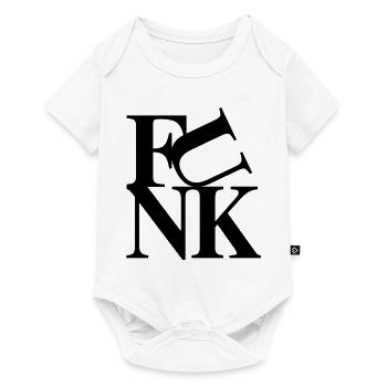 Funk Musik - Baby Premium Kurzarmbody - Weiß - Vorne
