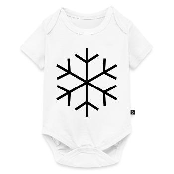 Symbole pour le froid amende / frais - Body à manches courtes Premium Bébé - blanc - Devant