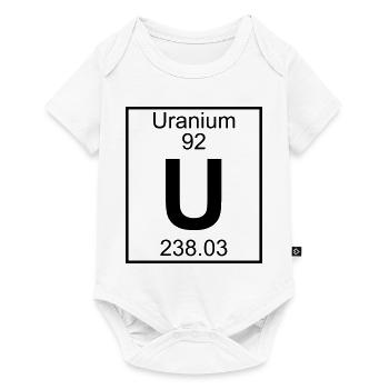 Periodic Element 92 - U (uranium) - BIG - Body à manches courtes Premium Bébé - blanc - Devant