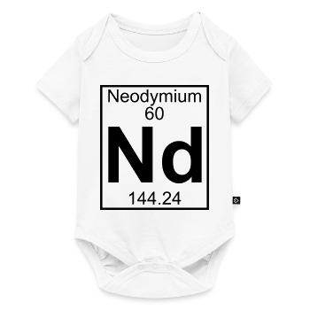 Neodymium (Nd) (element 60) - Baby Premium short-sleeve bodysuit - white - Front