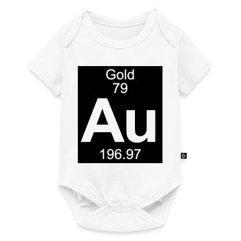 Gold (Au) (element 79) - Baby Premium short-sleeve bodysuit - white - Front