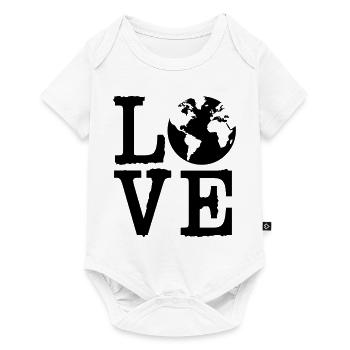 La terre d'amour - Body à manches courtes Premium Bébé - blanc - Devant