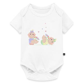 Suesse Babies - Baby Premium Kurzarmbody - Weiß - Vorne