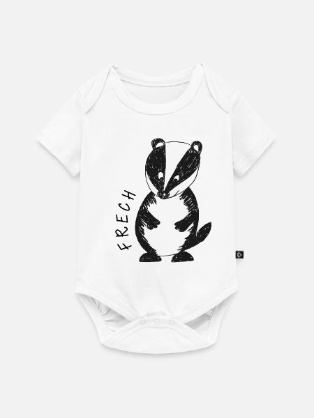 Frechdachs - Baby Premium Kurzarmbody - Weiß
