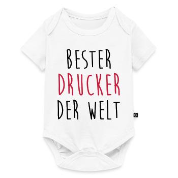 Drucker Druckerin Drucken Druckmaschine Druck - Baby Premium Kurzarmbody - Weiß - Vorne