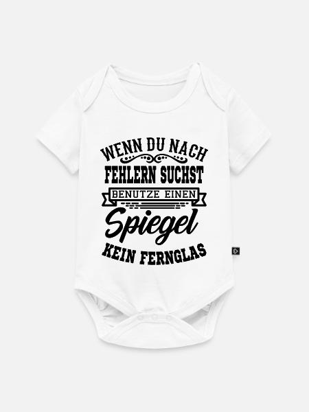 Lustiger Spruch T-Shirt Geschenkidee - Baby Premium Kurzarmbody - Weiß