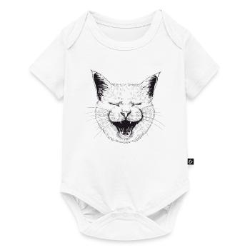 LOL Cat - Baby Premium Kurzarmbody - Weiß - Vorne