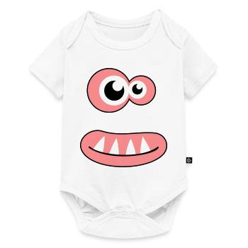 Monstre - Body à manches courtes Premium Bébé - blanc - Devant